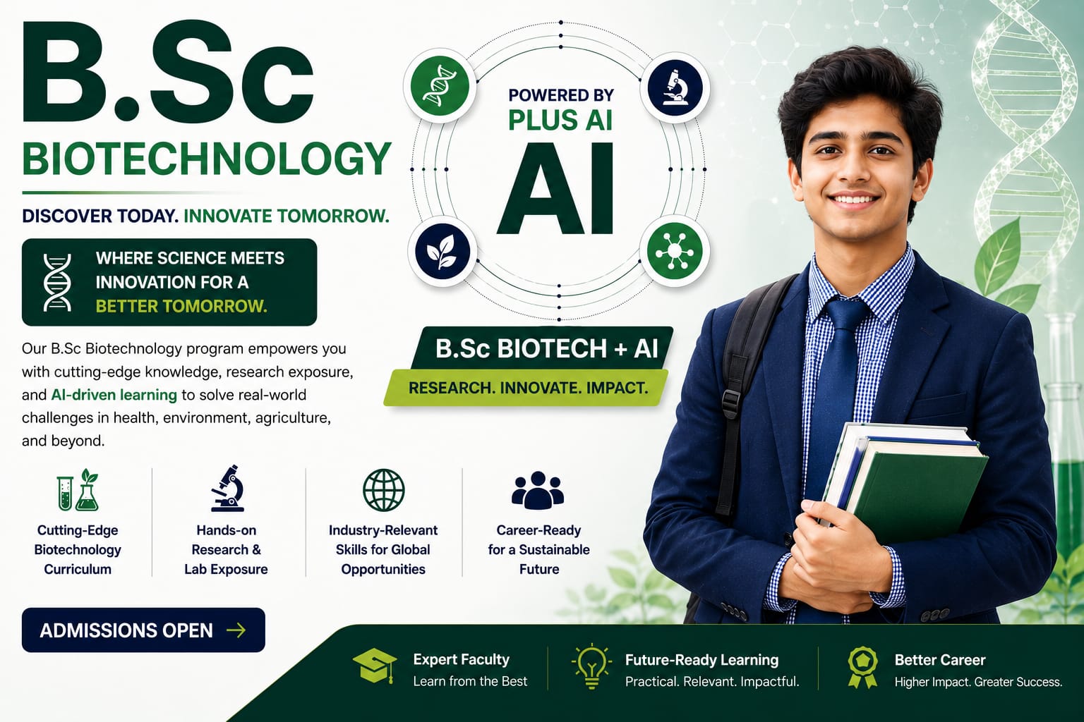 B.Sc Biotech Plus at UGI